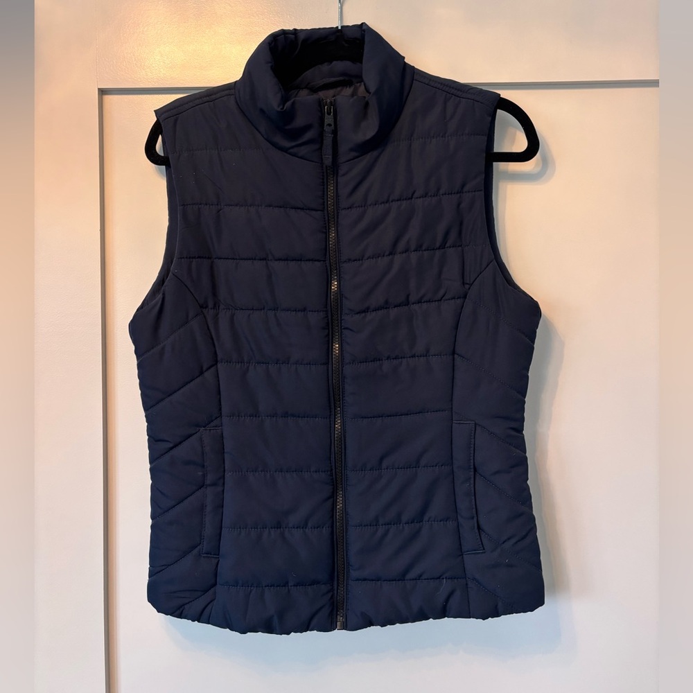 Aeropostale Midnight Blue Quilted Vest